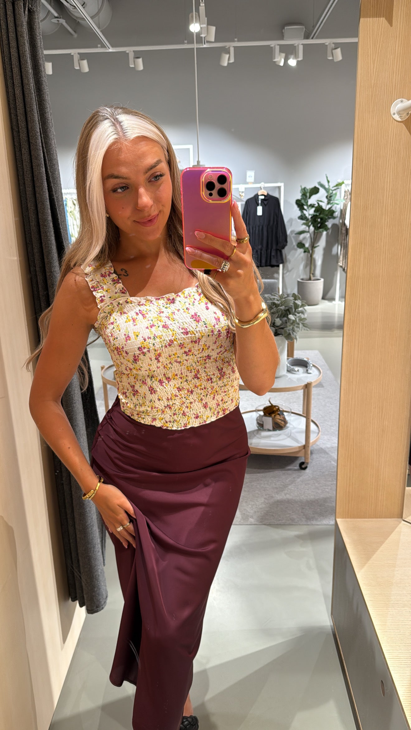 VIELLETTE Midi Skirt - Fig